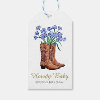 Hallo Baby Bluebonnets Cowboy Baby Shower Cadeaulabel