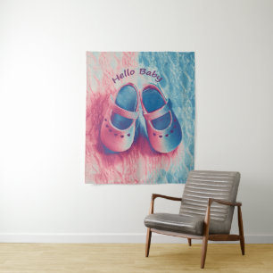 hallo Baby - charmant Wandkleed