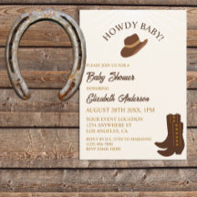 Hallo Baby! Cowboy Western Baby Shower