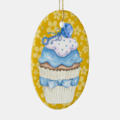 hallo Baby Cupcake! Keramisch Ornament (Rechts)