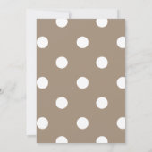 Hallo Baby Cute Neutraal  Kaart (Achterkant)