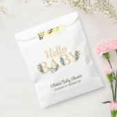 Hallo Baby Eucalyptus Bedankzakje (Gezegeld)