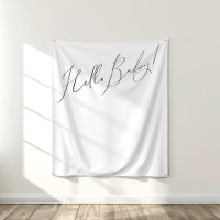 Hallo Baby Grappige genderneutrale achtergrond