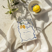 Hallo Baby Lemon Italiaans Amalfi Boys Baby shower Kaart