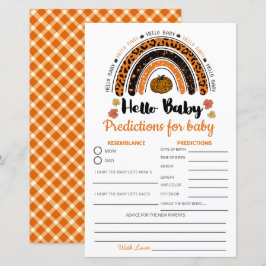 Hallo Baby Meisje Pompoen Geslacht Neutrale voorsp