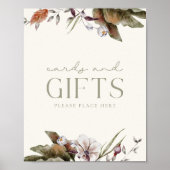 HALLO BABY | Minimalistische Sage & Ivoor Kaarten Poster (Voorkant)