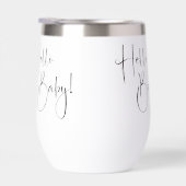 Hallo Baby Modern Script-Baby shower (Rechts)