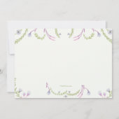 hallo Baby ontmoeten en Greet Uitnodiging (Achterkant)