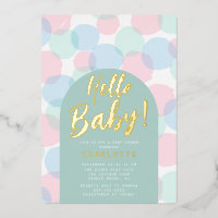hallo Baby Polka Dots Baby shower