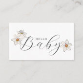 Hallo Baby Spring Daffodil Informatiekaartje (Achterkant)