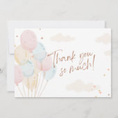 Hallo Baby | Waterverf Bunny Invitation Save The Date (Achterkant)