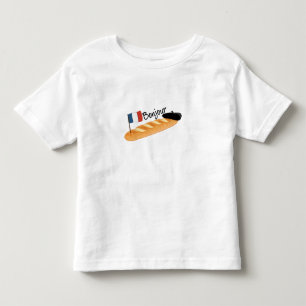 Hallo Baguette - Funny French Food Kinder Shirts