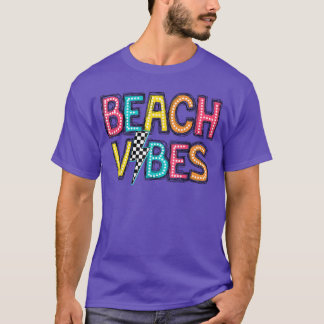 Hallo Beach Vibes € ™ Zomer Vakantie Meisje Vrouwe T-shirt