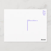 Hallo Beagle Puppy Dog Blank Briefkaart (Achterkant)