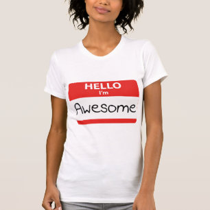 hallo ben ik Geweldige T-shirt