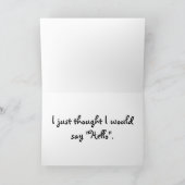 Hallo Betsy, Kaart (Binnen)