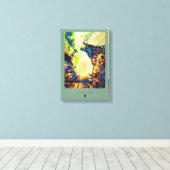 hallo, Big Brother Canvas Afdruk (Insitu (Houten vloer))