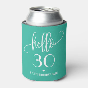 hallo 'Birthday Editable Color Party Favor Can Coo Blikjeskoeler