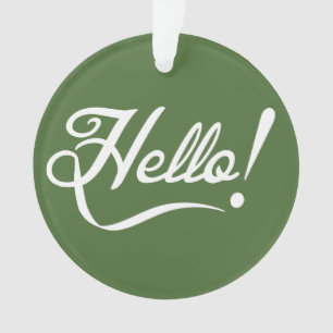 Hallo - Boom Top Ornament