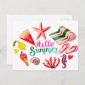 hallo briefkaart (Voorkant / Achterkant)