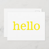 Hallo Briefkaart (Voorkant / Achterkant)