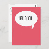 hallo. briefkaart (Voorkant / Achterkant)