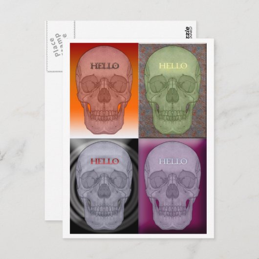 hallo briefkaart (Voorkant / Achterkant)