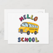 hallo briefkaart (Voorkant / Achterkant)