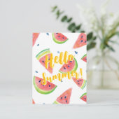 hallo briefkaart (Staand voorkant)