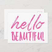 hallo briefkaart (Voorkant / Achterkant)