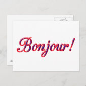 hallo briefkaart (Voorkant / Achterkant)