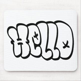 hallo BUBBLE GRAFFITI Muismat