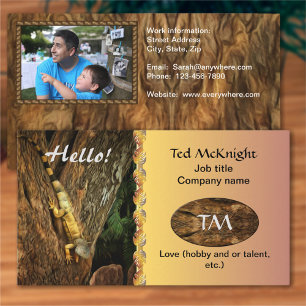 hallo Bucerias Iguana 1069 Visitekaartje