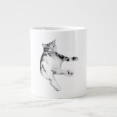 Hallo Buik omhoog Extra Grote Beker (Voorkant)