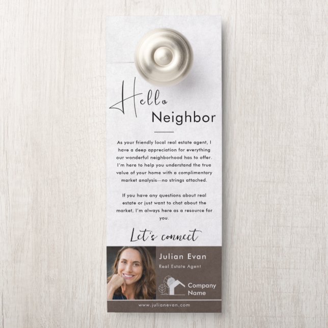 Hallo BUURMAN Vastgoedmarketing Rustic Brown (Op knop)