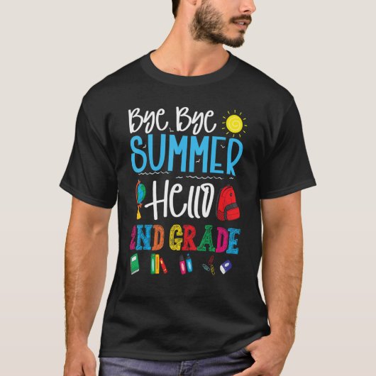 Hallo Bye Bye Summer T-shirt (Voorkant)