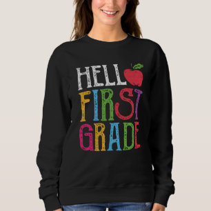 Hallo cadeau voor leerling in de eerste klas op de trui