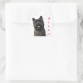 Hallo Cairn Terrier Puppy Dog Stickers (Tas)