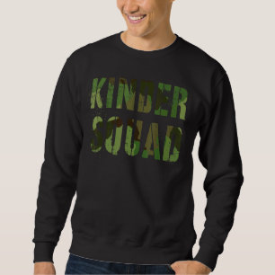 Hallo Camo Kindergarten Squad Teacher Trui