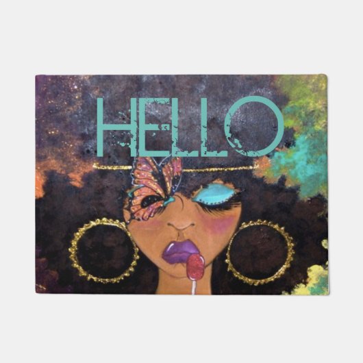 hallo CANDI Doormat Deurmat (Voorkant)