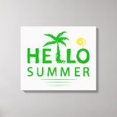 hallo canvas afdruk (Voorkant)