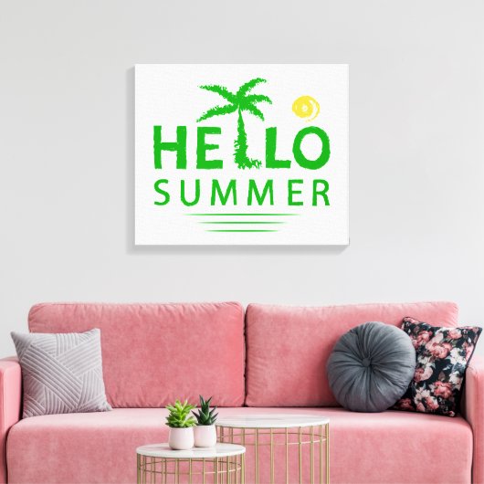 hallo canvas afdruk (Insitu (Woonkamer))