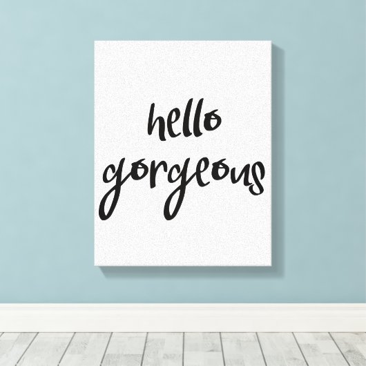 hallo canvas afdruk (Insitu (Houten vloer))