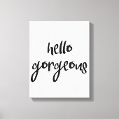 hallo canvas afdruk (Voorkant)