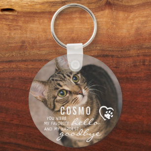 Hallo Cat Memorial Favoriet Sleutelhanger