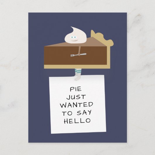 Hallo Chocolade Briefkaart (Voorkant)