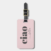 Hallo Ciao Bella Bagagelabel (Voorkant verticaal)