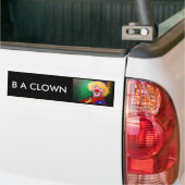hallo Clown Bumpersticker (Op Truck)