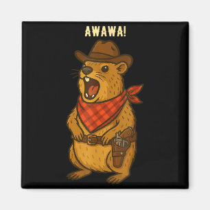 Hallo Cowboy Rots Klipdas Awawa Western Grappig _2 Magneet