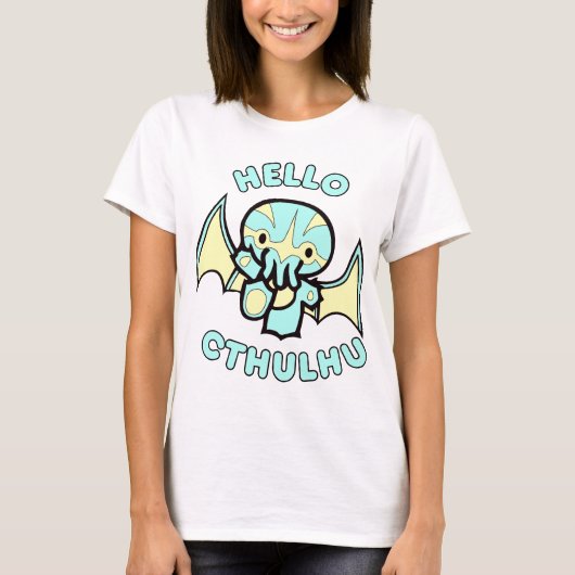 hallo Cthulhu T-shirt (Voorkant)